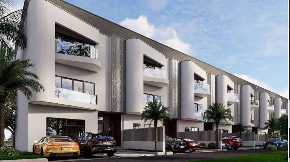 Render of the terrace development at Metro City, Abuja
