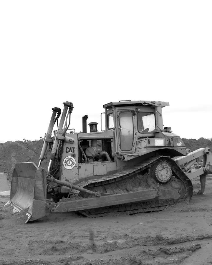 Active road and infrastructure development at an Abuja estate site
