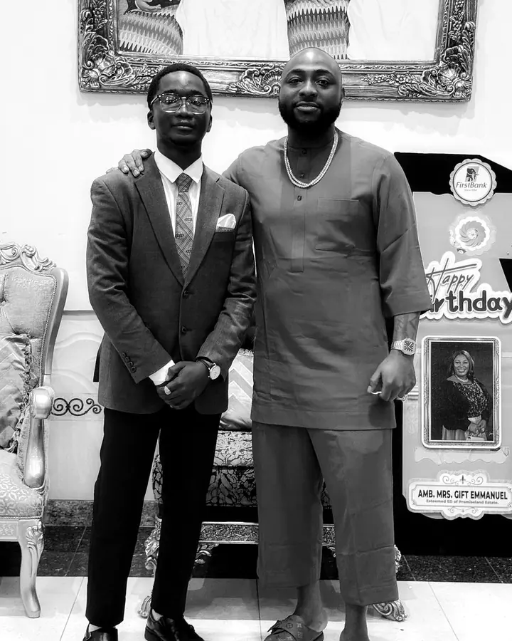 Chimezie Ikenga at an estate event in Abuja